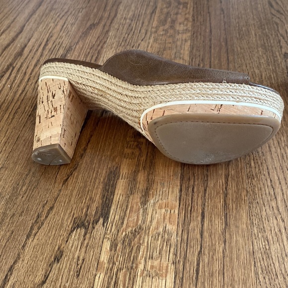 Brown Leather Prada Open-Toe Clogs - Size 40.5 (US 10.5) - Picture 5 of 5